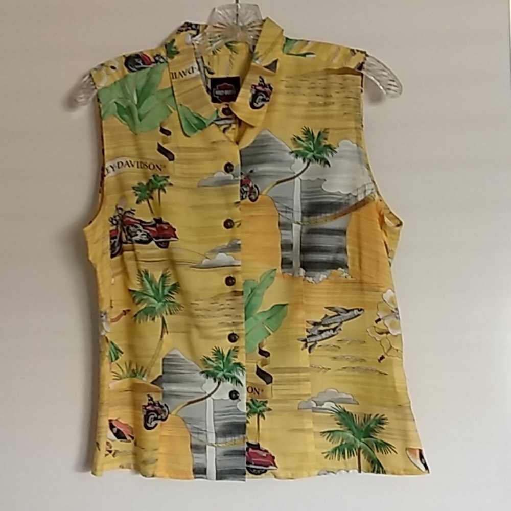 Harley Davidson sleeveless top